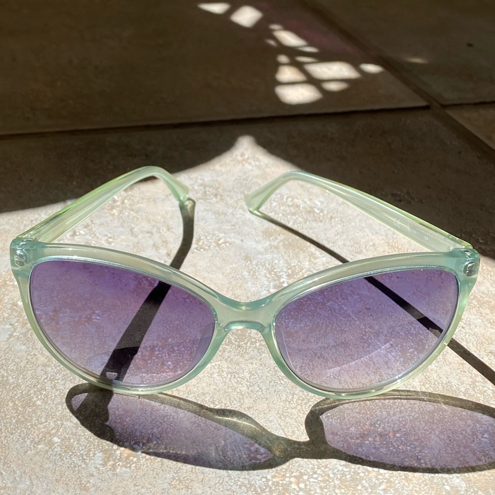 Michael Kors Light Green Cat Eye Sunglasses